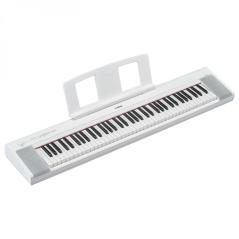 YAMAHA NP35 WHITE PIAGGERO PIANOFORTE DIGITALE PORTATILE 76 TASTI BIANCO