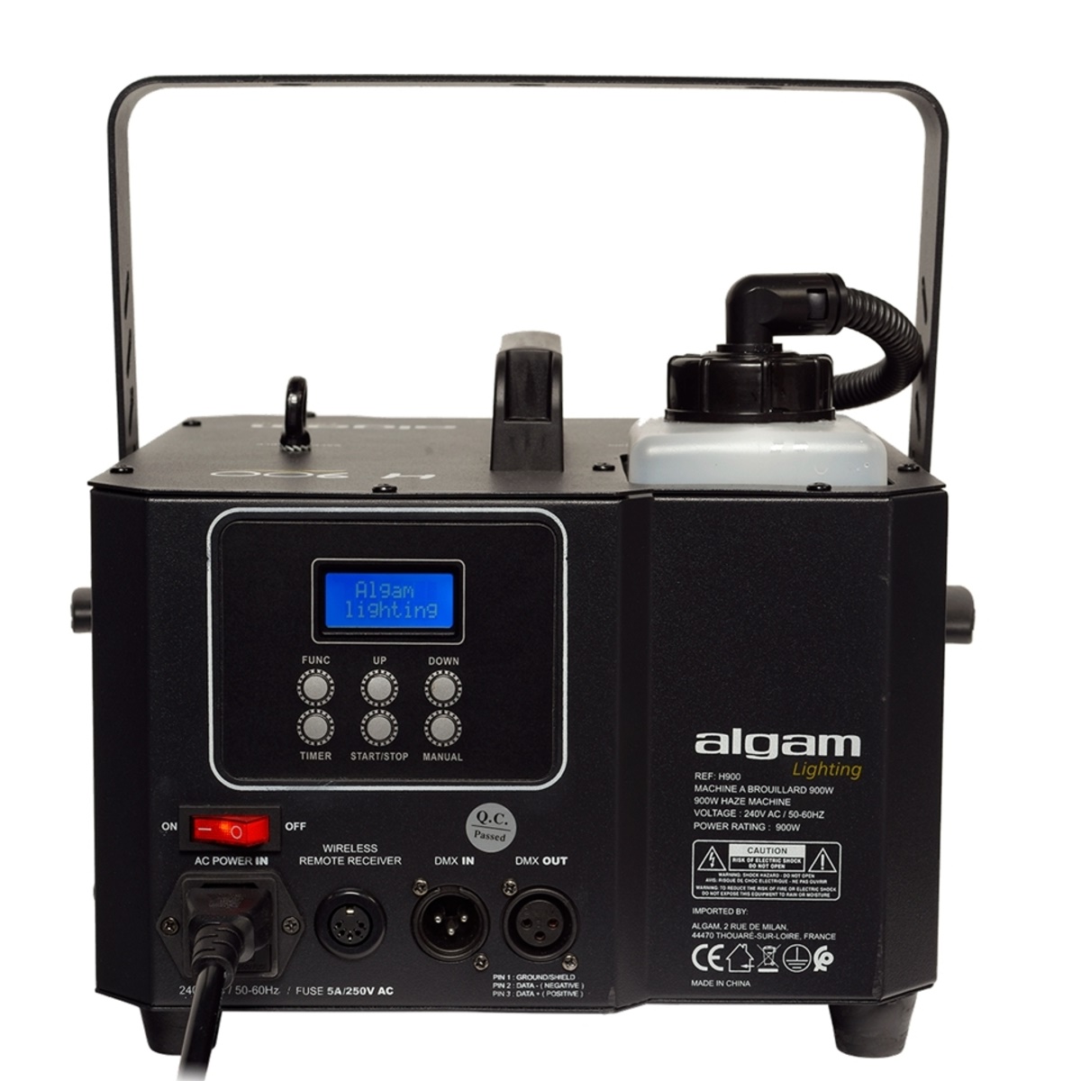 ALGAM LIGHTING H900 HAZE 900 WATT MACCHINA HAZER DELLA NEBBIA