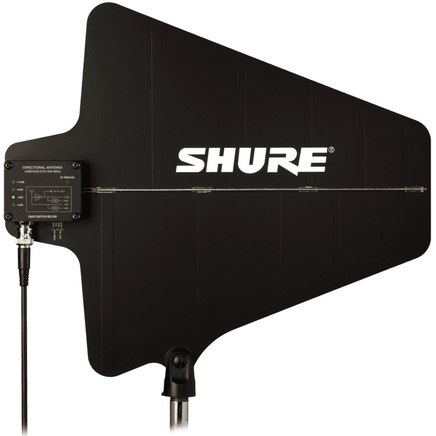 SHURE UA874US ANTENNA DIREZIONALE UHF ATTIVA