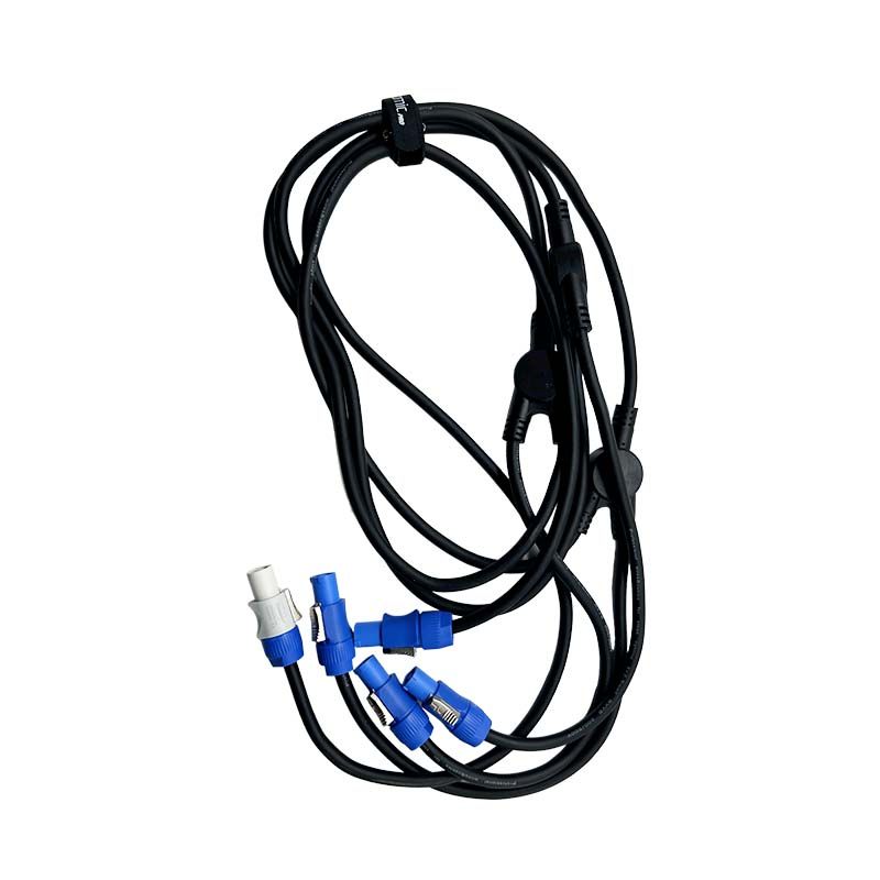 ATOMIC PRO CAVO SPLITTER MOLTIPLICATORE DA POWERCON IN A 4 X POWERCON OUT