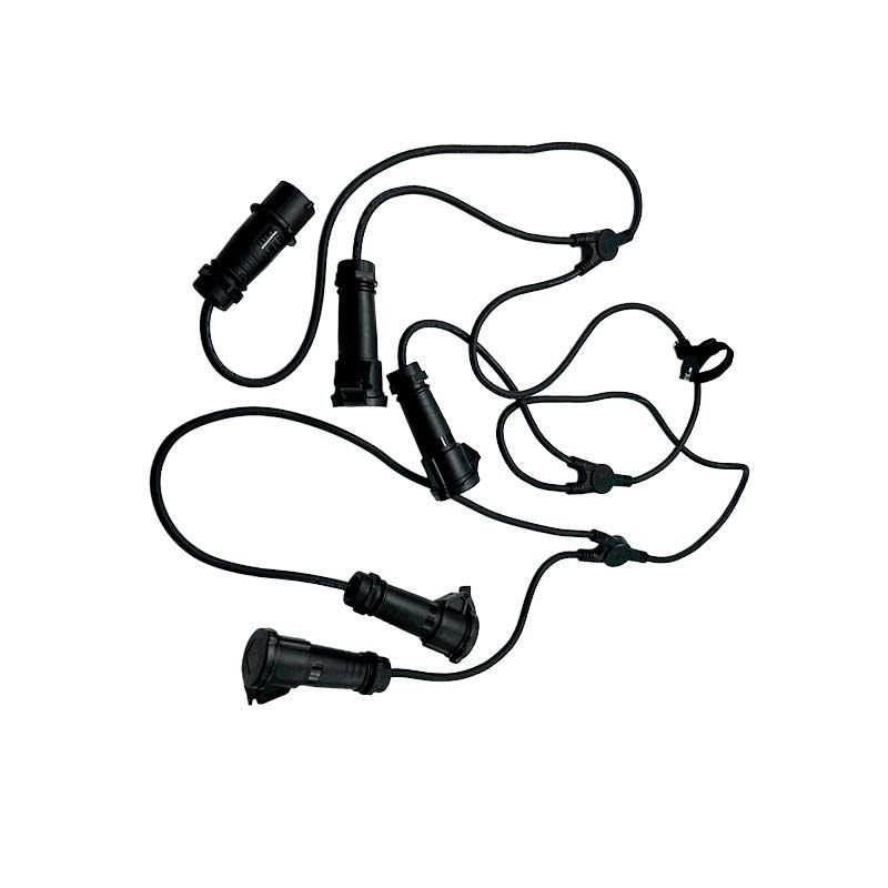 ATOMIC PRO CAVO SPLITTER MOLTIPLICATORE DA SPINA CEE MONOFASE 16A 3P A 4 PRESE