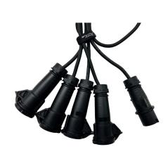 ATOMIC PRO CAVO SPLITTER MOLTIPLICATORE DA SPINA CEE MONOFASE 16A 3P A 4 PRESE