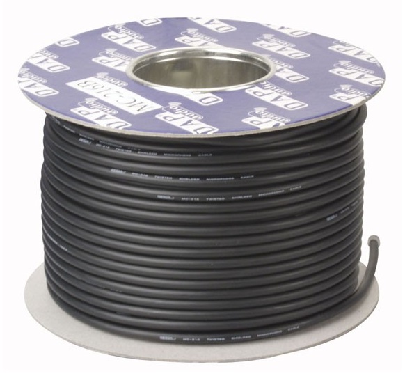 DAP AUDIO D9432B CAVO MICROFONICO BILANCIATO CON DOPPIA SCHERMATURA AL METRO