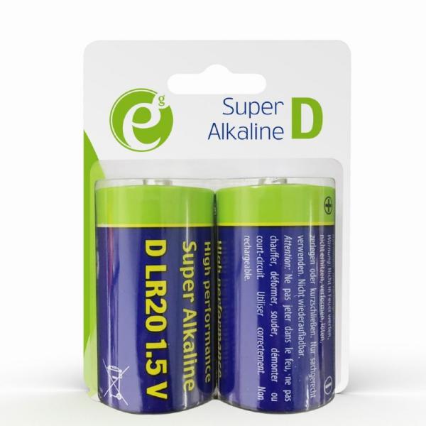 ENERGENIE EG-BA-LR20-01 BATTERIE ALCALINE LR20 (D) CONFEZIONE DA 2 PEZZI