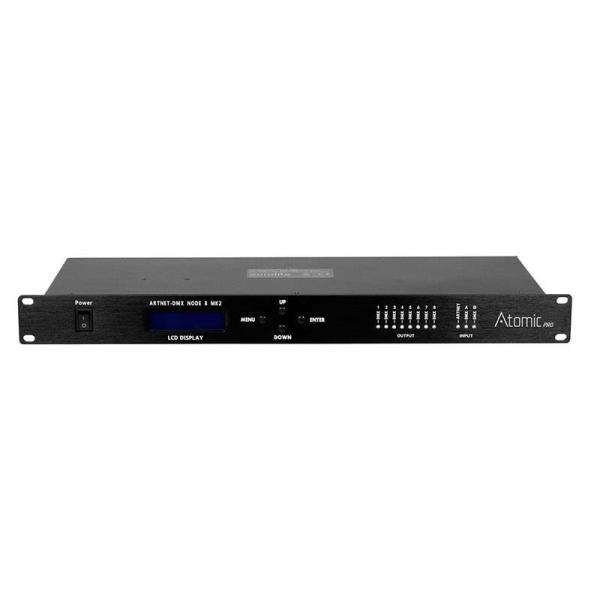 ATOMIC PRO INTERFACCIA ART-NET - DMX NODE 8 CANALI A RACK