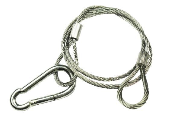 KARMA SAFE 3MM CAVO DI SICUREZZA IN ACCIAIO CARICO 30 KG