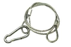 KARMA SAFE 3MM CAVO DI SICUREZZA IN ACCIAIO CARICO 30 KG
