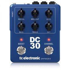 TC ELECTRONIC DC30 PREAMP PEDALE SIMULATORE AMPLIFICATORE PRE-POST BOOST