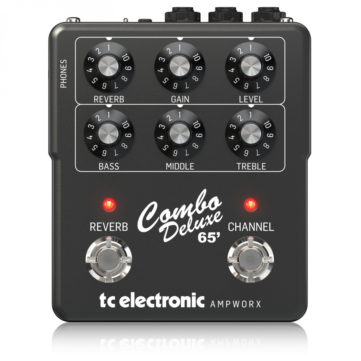 TC ELECTRONIC COMBO DELUXE '65 PREAMP PEDALE PREAMPLIFICATORE 2-CANALI CON RIVERBERO PER CHITARRA
