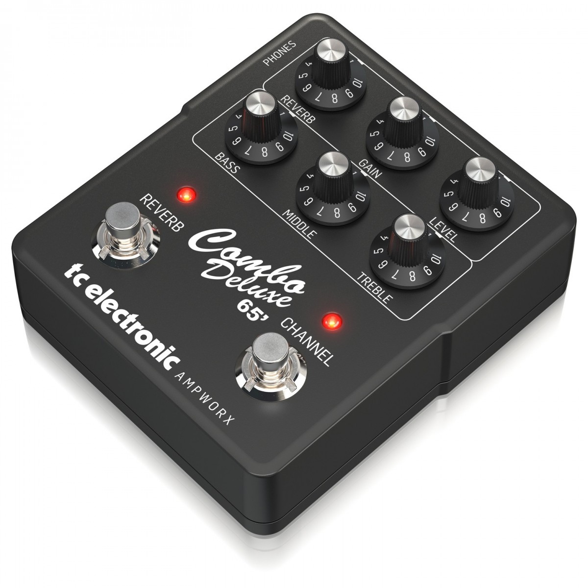 TC ELECTRONIC COMBO DELUXE '65 PREAMP PEDALE PREAMPLIFICATORE 2-CANALI CON RIVERBERO PER CHITARRA