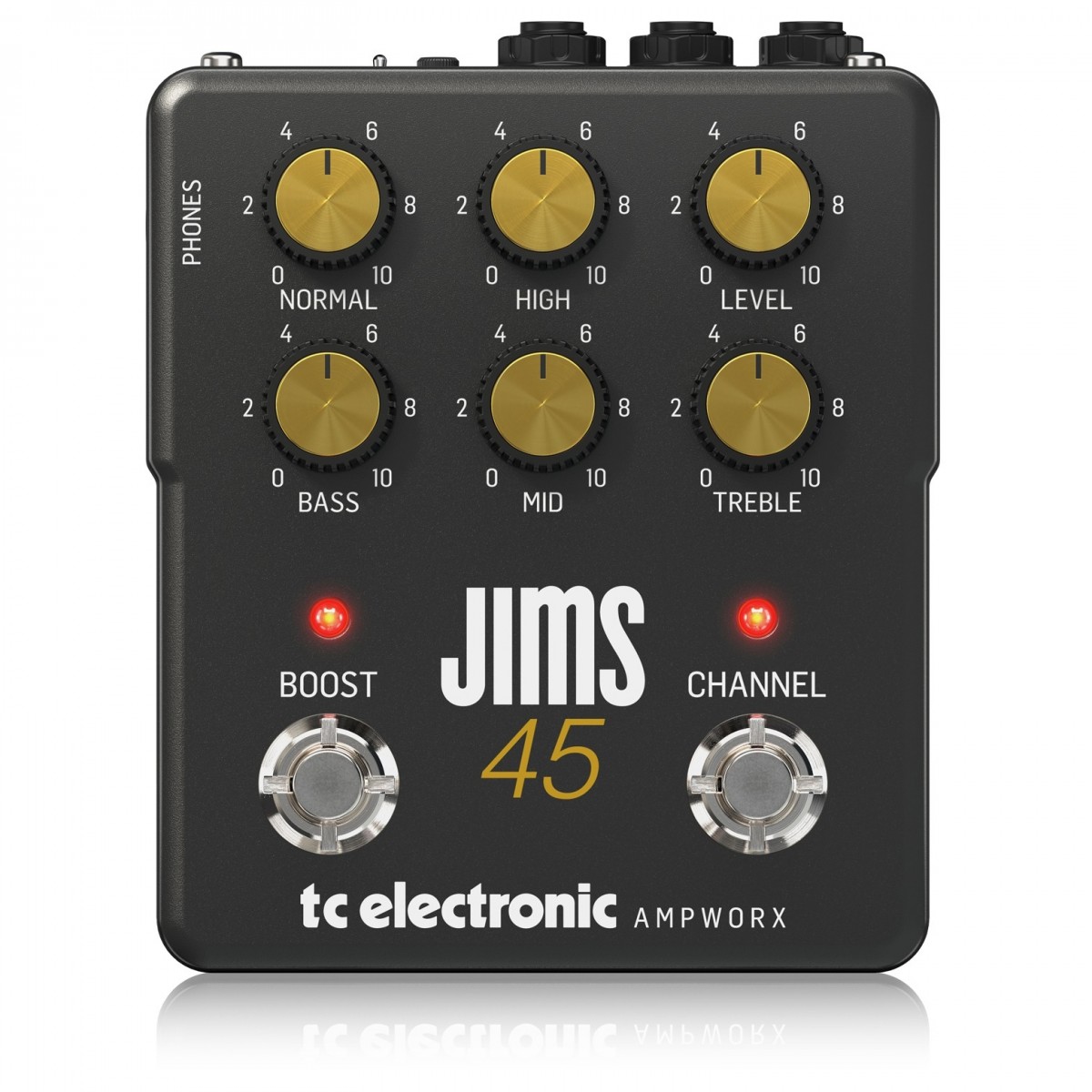 TC ELECTRONIC JIMS 45 PREAMP PEDALE SIMULATORE DI AMPLIFICATORE 2 CANALI