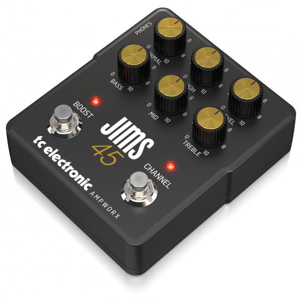 TC ELECTRONIC JIMS 45 PREAMP PEDALE SIMULATORE DI AMPLIFICATORE 2 CANALI