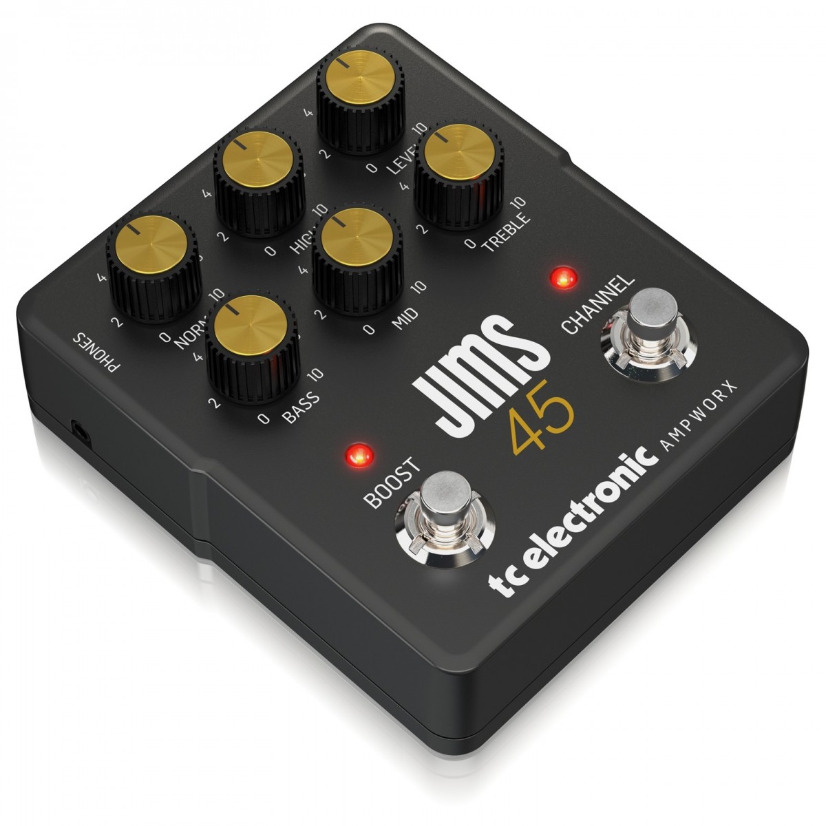 TC ELECTRONIC JIMS 45 PREAMP PEDALE SIMULATORE DI AMPLIFICATORE 2 CANALI