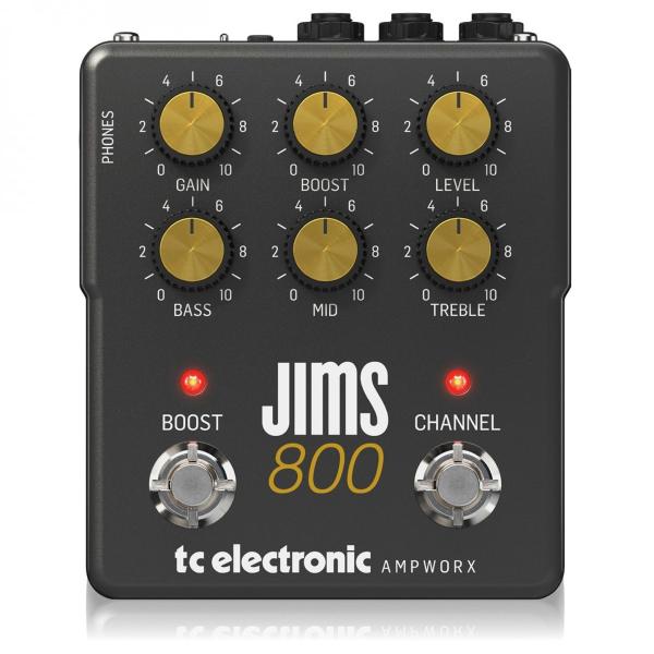 TC ELECTRONIC JIMS 800 PREAMP PEDALE PREAMPLIFICATORE 2 CANALI RIPRODUZIONE JCM800