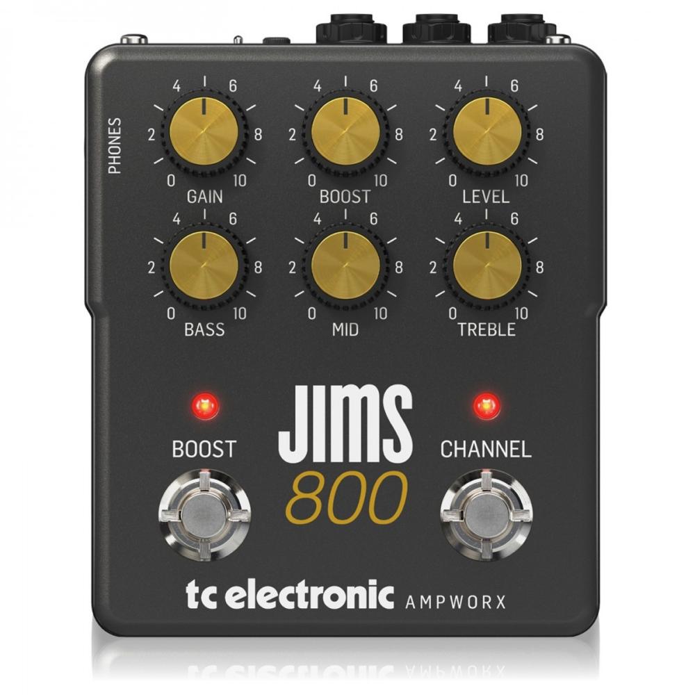 TC ELECTRONIC JIMS 800 PREAMP PEDALE PREAMPLIFICATORE 2 CANALI RIPRODUZIONE JCM800