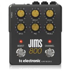 TC ELECTRONIC JIMS 800 PREAMP PEDALE PREAMPLIFICATORE 2 CANALI RIPRODUZIONE JCM800