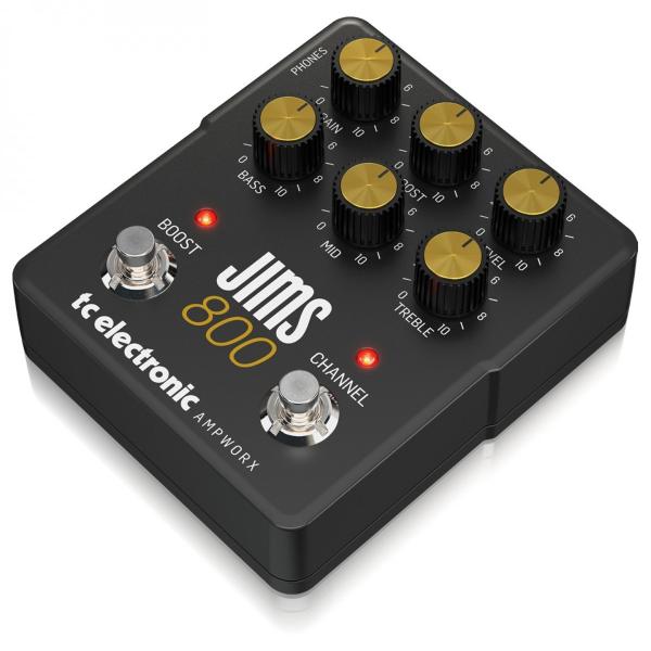 TC ELECTRONIC JIMS 800 PREAMP PEDALE PREAMPLIFICATORE 2 CANALI RIPRODUZIONE JCM800