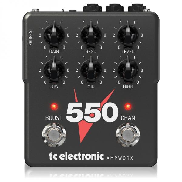 TC ELECTRONIC V550 PREAMP PEDALE PREAMPLIFICATORE 2 CANALI RIPRODUZIONE 5150