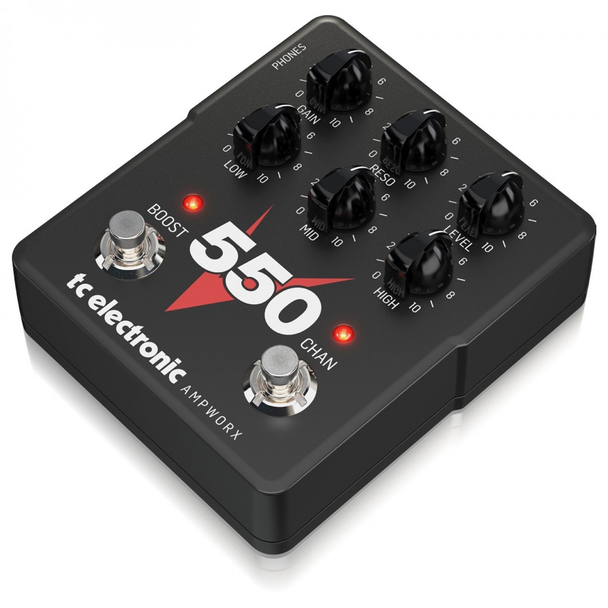 TC ELECTRONIC V550 PREAMP PEDALE PREAMPLIFICATORE 2 CANALI RIPRODUZIONE 5150