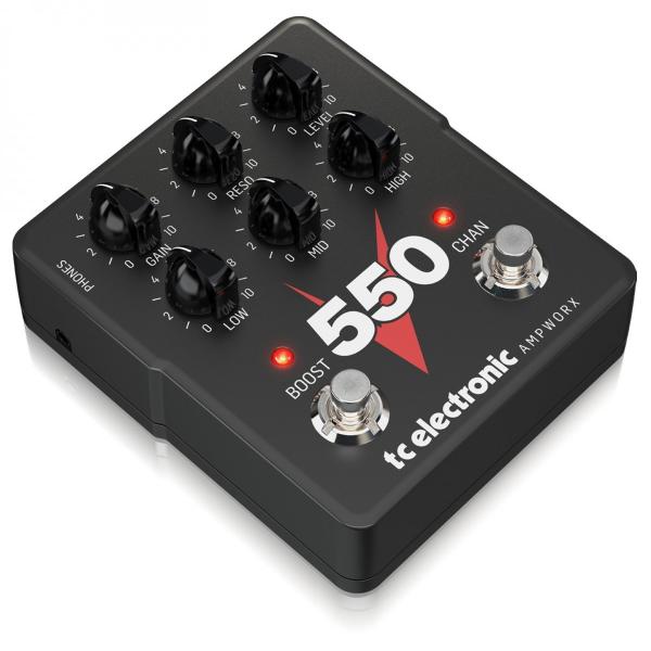 TC ELECTRONIC V550 PREAMP PEDALE PREAMPLIFICATORE 2 CANALI RIPRODUZIONE 5150