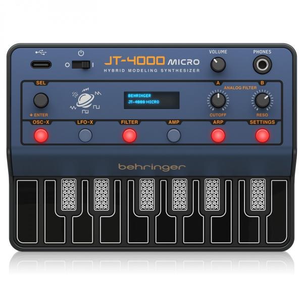 BEHRINGER JT-4000 MICRO SINTETIZZATORE 4 VOCI 2 OSCILLATORI 16 TASTI DINAMICI