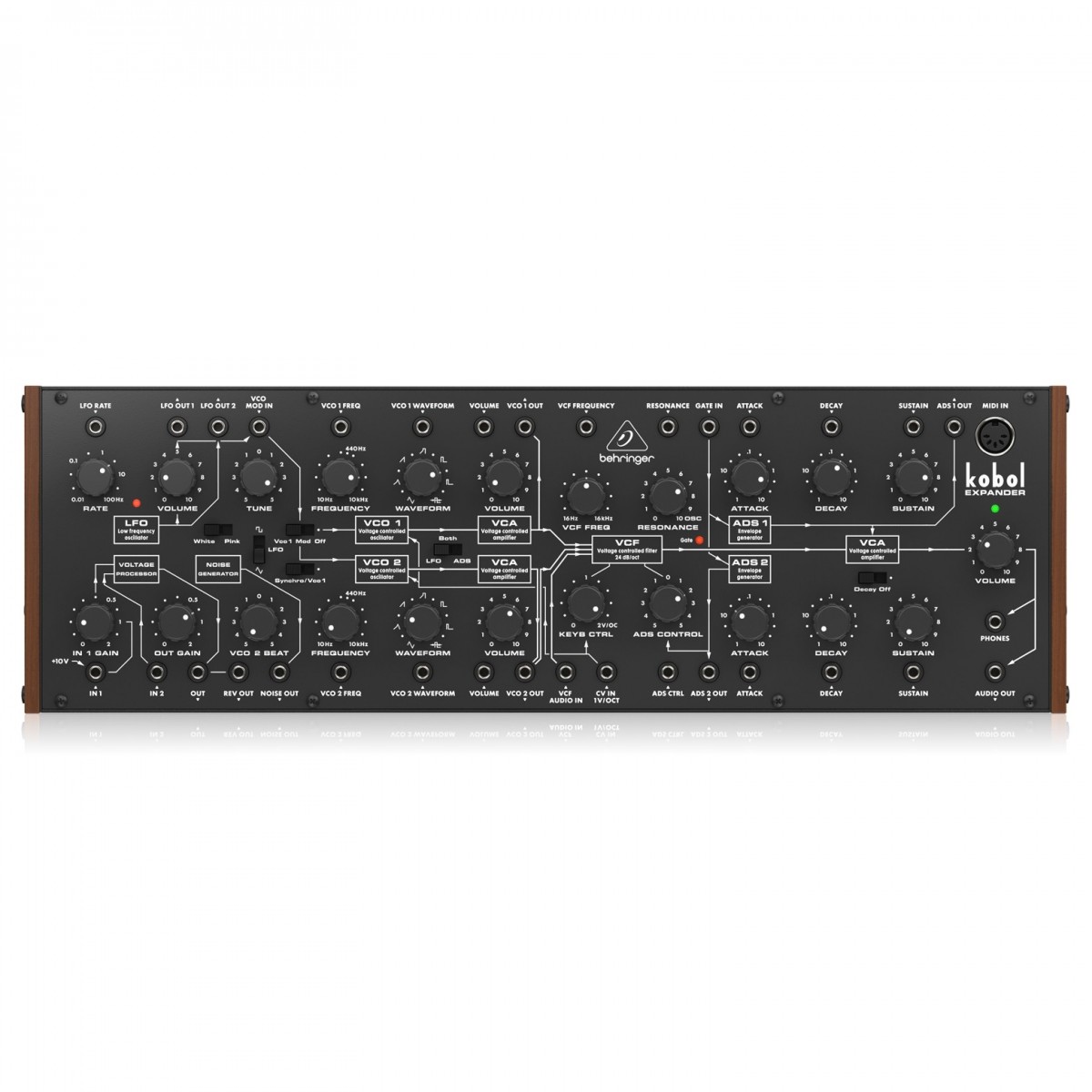 BEHRINGER KOBOL EXPANDER SINTETIZZATORE 2 VCO RIPRODUZIONE ANNI 70