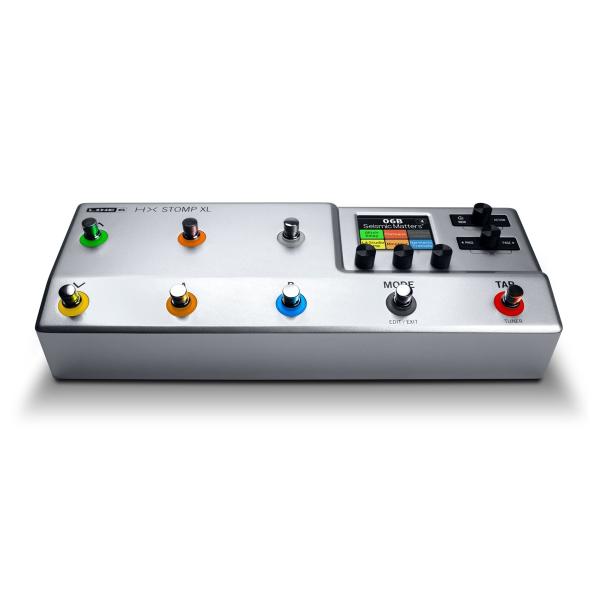 LINE 6 LINE6 HX STOMP XL SILVER PEDALIERA MULTIEFFETO PER CHITARRA 8 INTERRUTTORI SIMULAZIONI AMPLIFICATORI CABINET