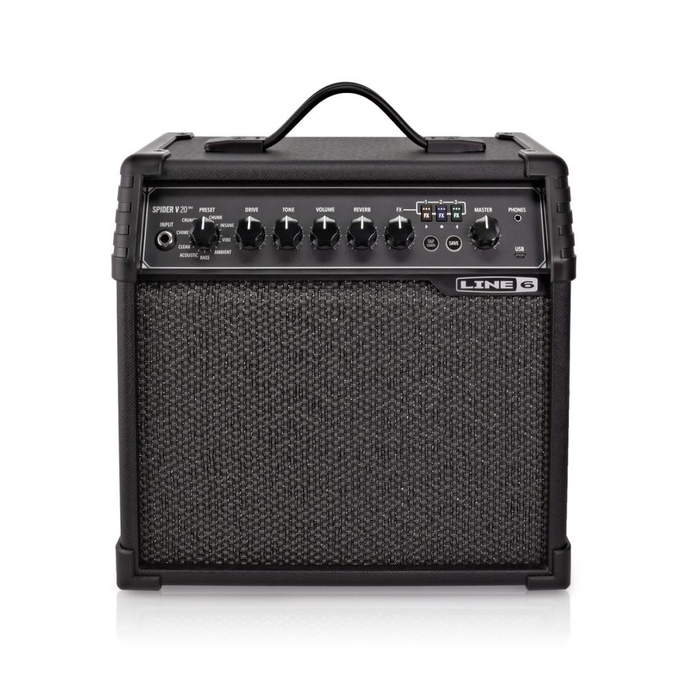 LINE 6 LINE6 SPIDER V20 MKII AMPLIFICATORE 20 WATT PER CHITARRA A MODELLAZIONE CON 200 MODELLI EX-DEMO