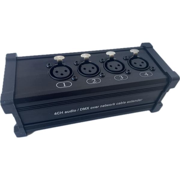 EXTREME RSAB5-4F MINI STAGEBOX EXTENDER AUDIO - DMX SU RJ45 CON 4 CONNETTORI XLR FEMMINA