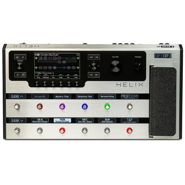 LINE 6 LINE6 HELIX PLATINUM LIMITED EDITION PEDALIERA MULTIEFFETTO PER CHITARRA PEDALE DI ESPRESSIONE 12 SWITCH