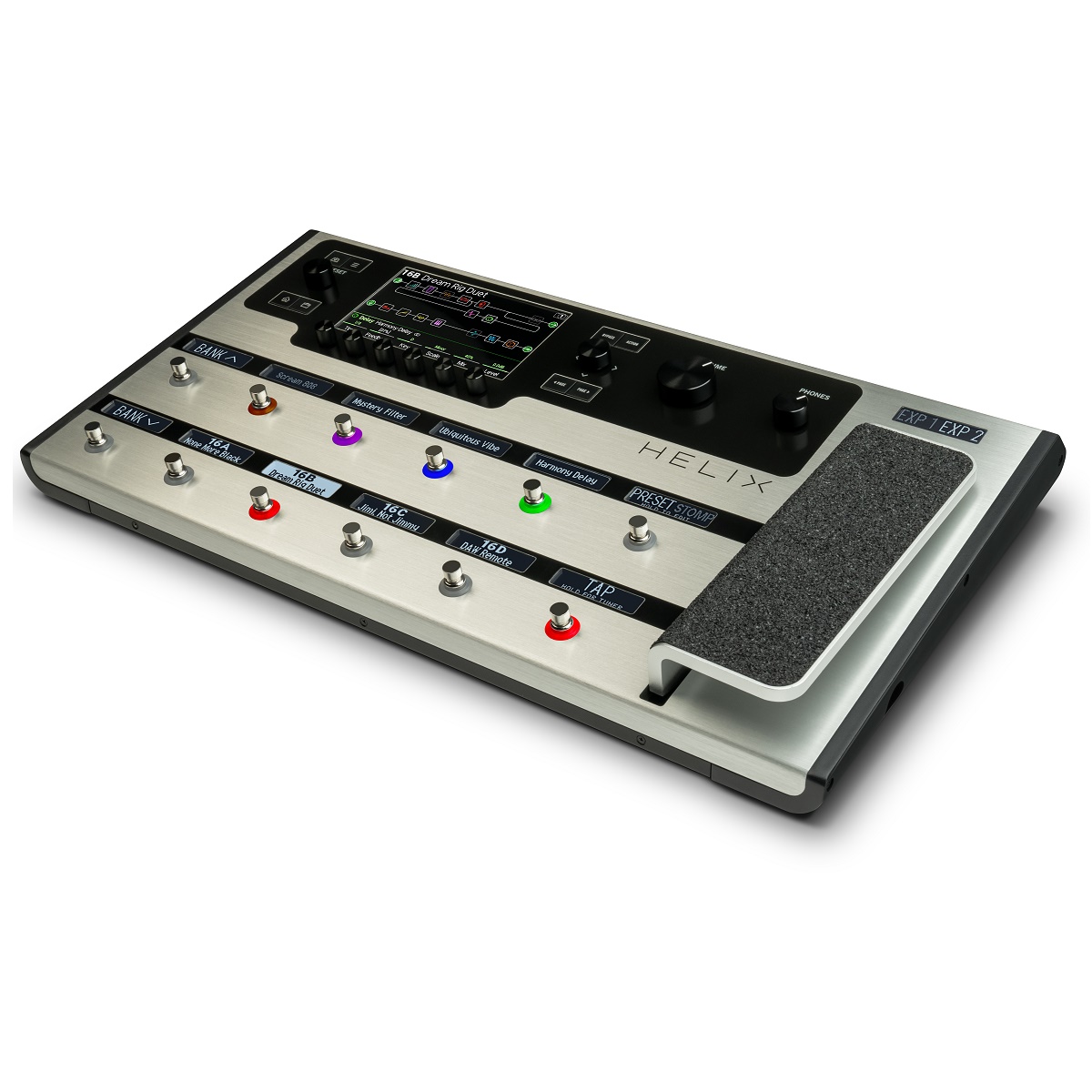 LINE 6 LINE6 HELIX PLATINUM LIMITED EDITION PEDALIERA MULTIEFFETTO PER CHITARRA PEDALE DI ESPRESSIONE 12 SWITCH