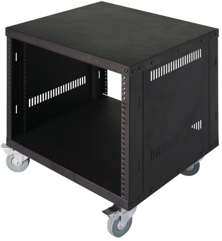 SUPERLUX RS908 ARMADIO RACK 2 APERTURE 8 UNITA' CON RUOTE