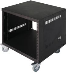 SUPERLUX RS908 ARMADIO RACK 2 APERTURE 8 UNITA' CON RUOTE
