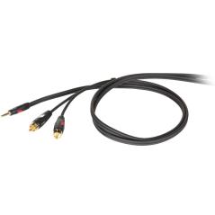 DIE HARD DHG520LU18 CAVO AUDIO STEREO PROFESSIONALE JACK 3,5MM - DOPPIO RCA 1 8 METRI