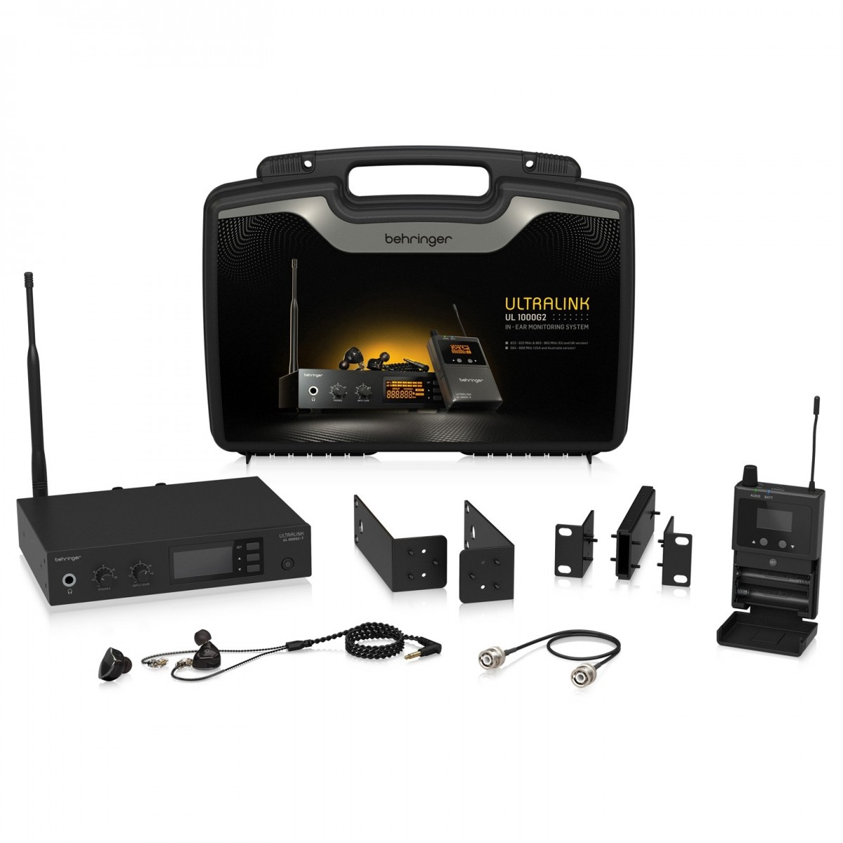 BEHRINGER UL1000G2 IN EAR MONITOR SYSTEM WIRELESS UHF STEREO A DOPPIA BANDA
