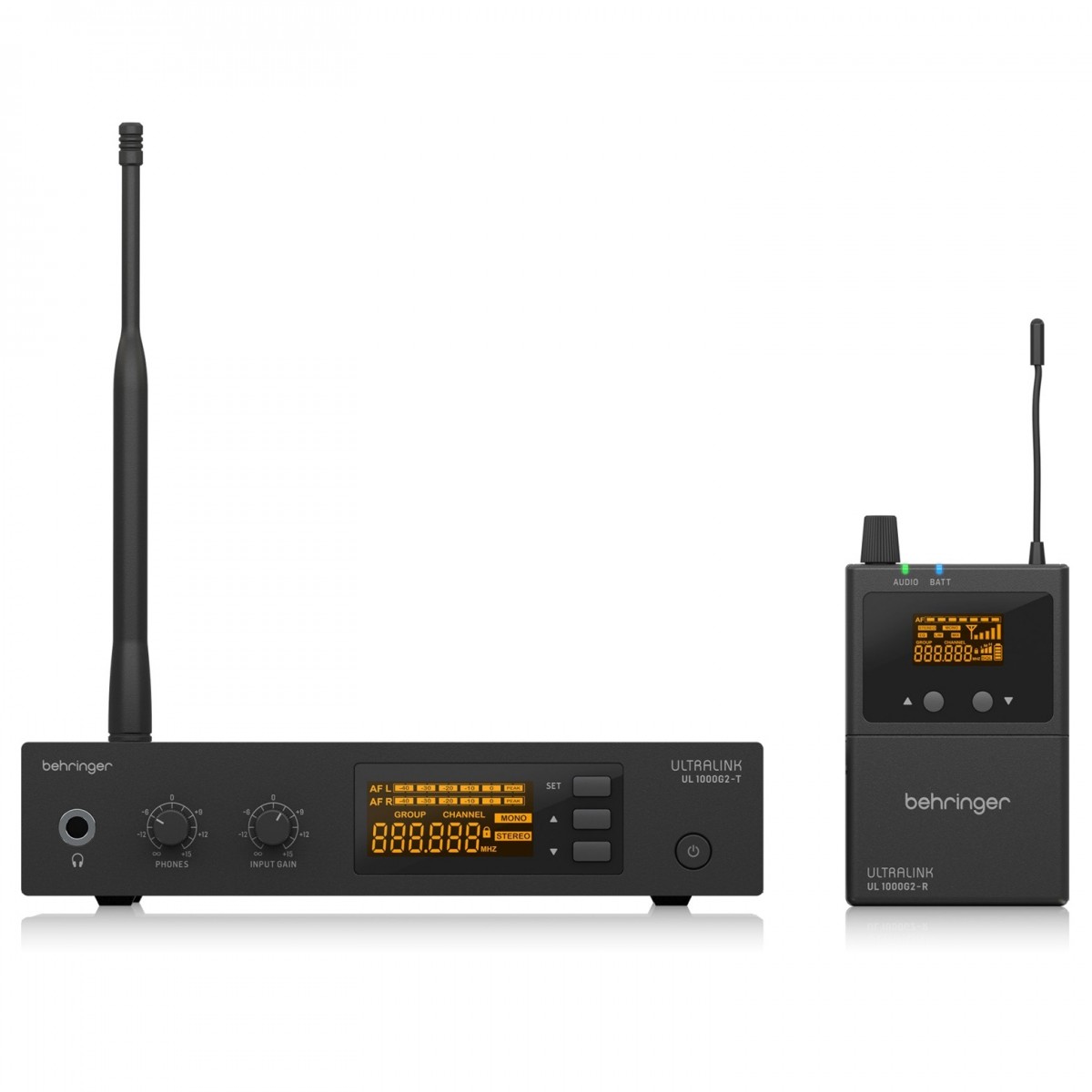 BEHRINGER UL1000G2 IN EAR MONITOR SYSTEM WIRELESS UHF STEREO A DOPPIA BANDA