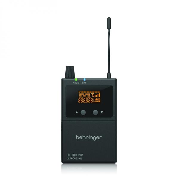 BEHRINGER UL1000G2-R RICEVITORE BODYPACK WIRELESS UHF PER SISTEMA IN EAR MONITOR UL 1000G2