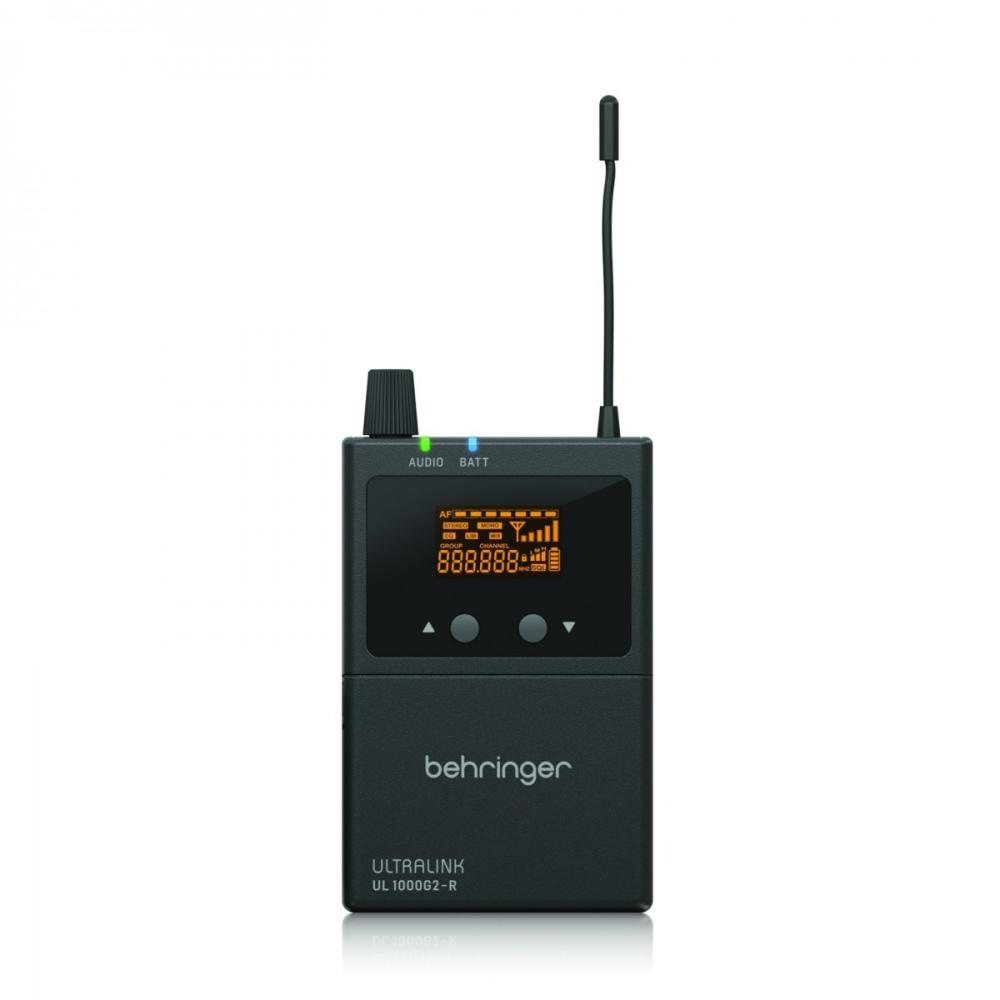 BEHRINGER UL1000G2-R RICEVITORE BODYPACK WIRELESS UHF PER SISTEMA IN EAR MONITOR UL 1000G2