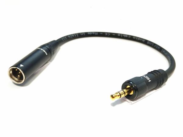 EXTREME CAVO ADATTATORE DA SHURE TQG MINI CANNON 4 POLI NEUTRIK REAN MASCHIO A MINI JACK 3 5 SENNHEISER EW MASCHIO