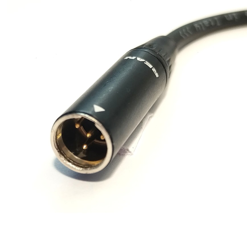 EXTREME CAVO ADATTATORE DA SHURE TQG MINI CANNON 4 POLI NEUTRIK REAN MASCHIO A MINI JACK 3 5 SENNHEISER EW MASCHIO