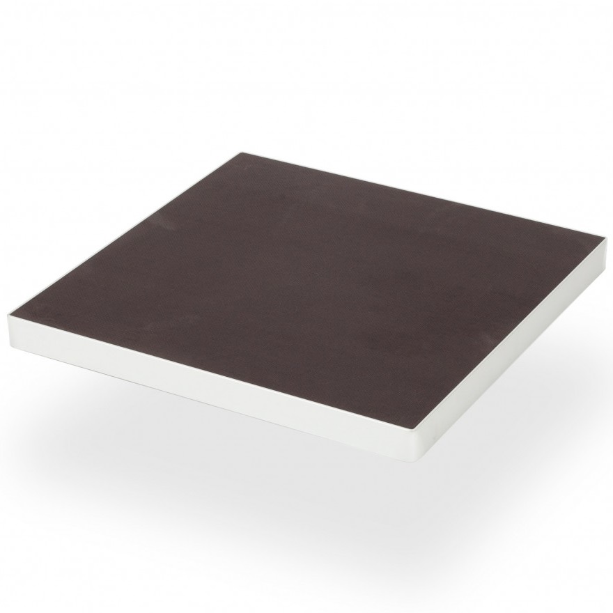 EXTREME RIPIANO 50 X 50 CM IN MULTISTRATO DI BETULLA CON SUPERFICIE RESINATA E PROFILATO IN ALLUMINIO