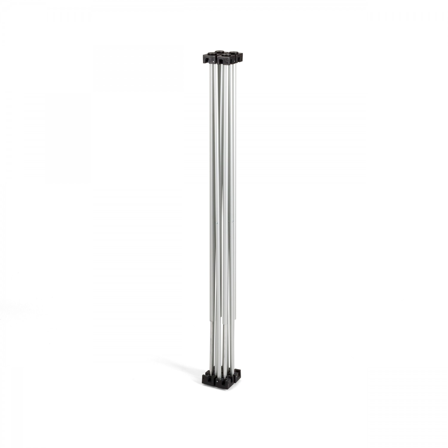 EXTREME STRUTTURA A RAGNO 50 X 50 CM IN ACCIAIO ANODIZZATO 4 PUNTI DI APPOGGIO ALTEZZA 160 CM