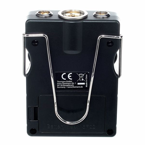 THE T BONE L-PACK ALIMENTATORE PHANTOM 9 VOLT A BATTERIA PER 2 MICROFONI TQG MINI XLR 3 POLI