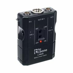 THE T BONE L-PACK ALIMENTATORE PHANTOM 9 VOLT A BATTERIA PER 2 MICROFONI TQG MINI XLR 3 POLI