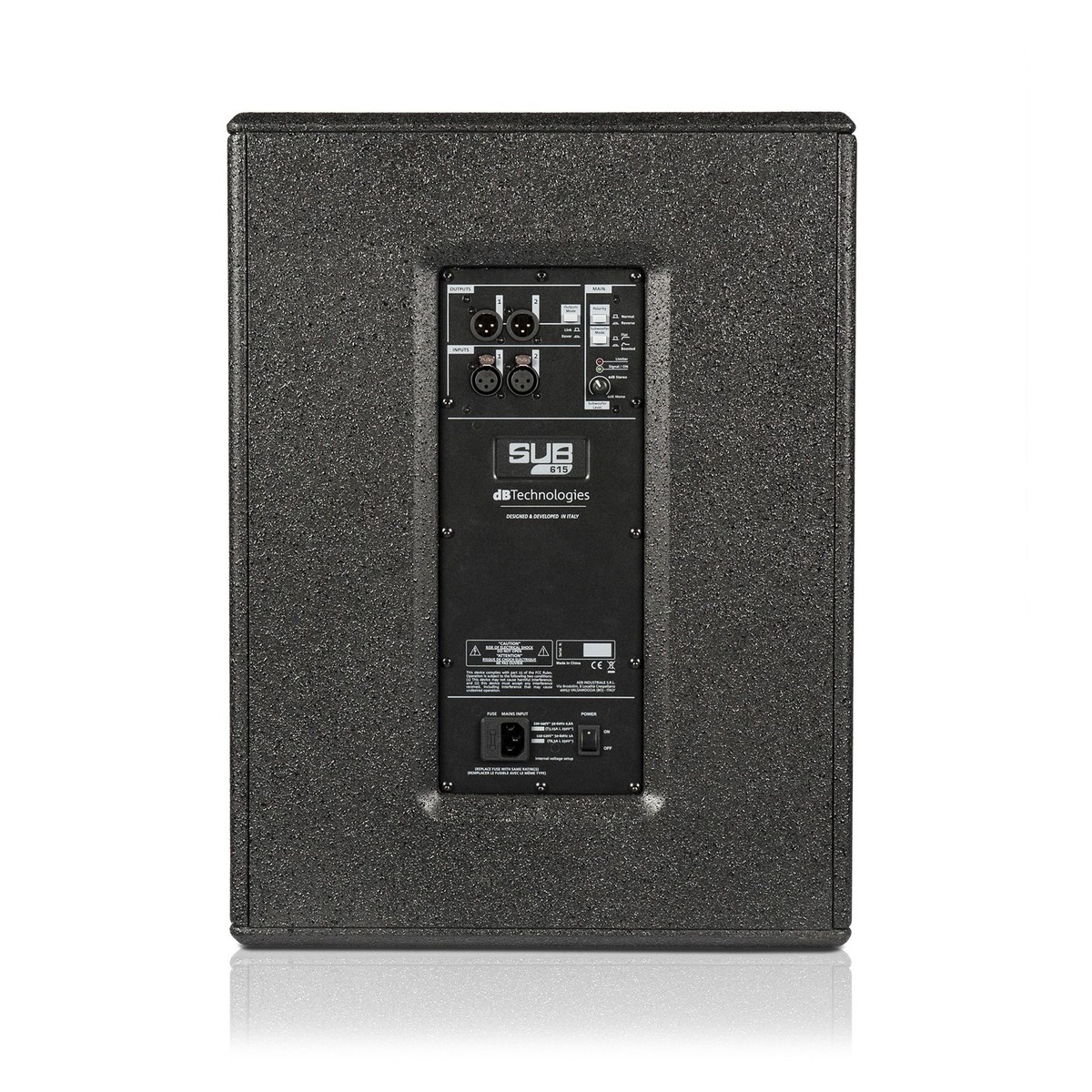 DB TECHNOLOGIES SUB615 SUBWOOFER ATTIVO 15" 1200 WATT