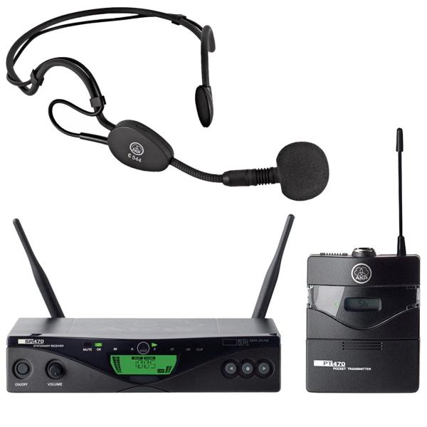 AKG ACOUSTIC AKG WMS470 SPORTS SET BD1 RADIO MICROFONO AD ARCHETTO