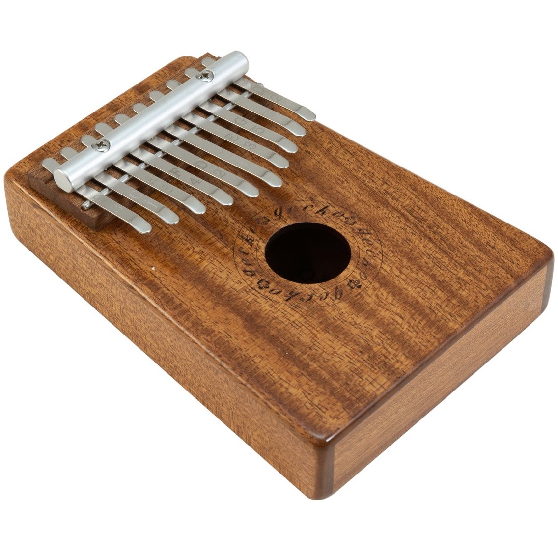 DIMAVERY KL-2 KALIMBA 10 TONI IN LEGNO CON CUSTODIA PANNO IN MICROFIBRA E MARTELLO