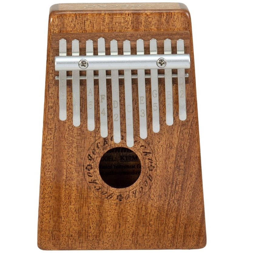 DIMAVERY KL-2 KALIMBA 10 TONI IN LEGNO CON CUSTODIA PANNO IN MICROFIBRA E MARTELLO