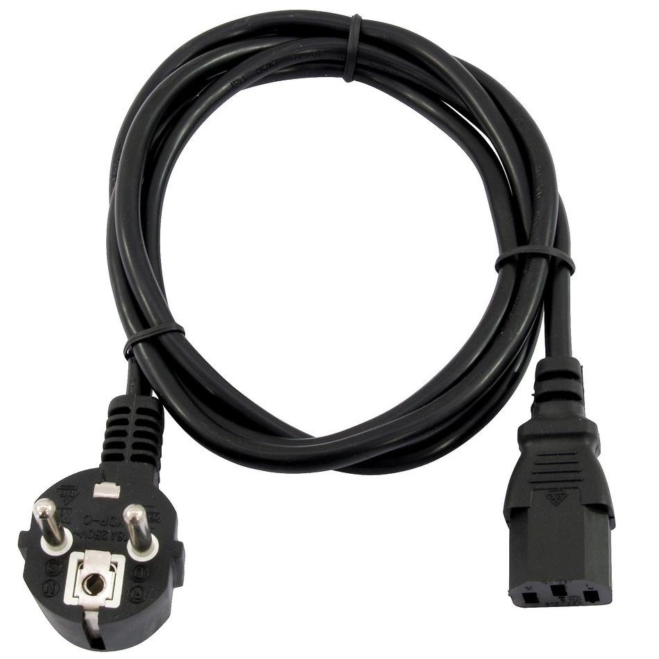 OMNITRONIC 3023520M CAVO ALIMENTAZIONE DA SPINA SCHUKO A PRESA VDE C13 DA 0 9 METRI