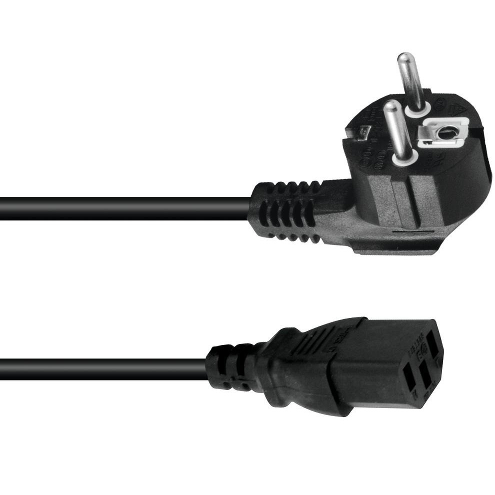 OMNITRONIC 3023520M CAVO ALIMENTAZIONE DA SPINA SCHUKO A PRESA VDE C13 DA 0 9 METRI